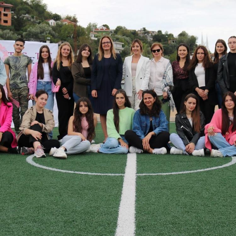 "Pink is the headline of this October", Young People share Powerful Messages through Creative Work 